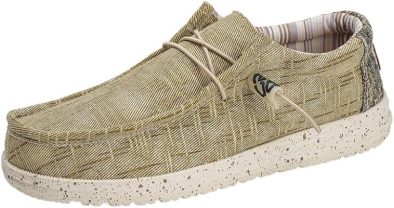 Модные мужские легкие кеды большого размера из холщовой ткани - удобный и мягкий верхний материал, дышащие и сухие, подошва против скольжения и износостойкая Clolinde, хаки
Модные мужские легкие кеды большого размера из холщовой ткани - удобный и мягкий верхний материал, дышащие и сухие, подошва против скольжения и износостойкая Clolinde, хаки