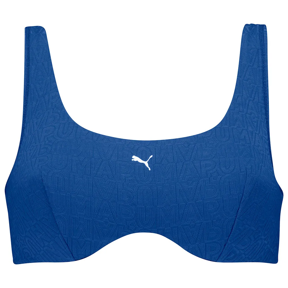 Топ бикини Puma Jacquard Scoop, синий
Топ бикини Puma Jacquard Scoop, синий
