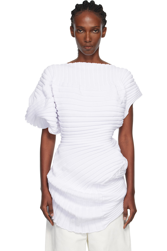 Вязаный топ "как есть" Issey Miyake, белый
Вязаный топ "как есть" Issey Miyake, белый