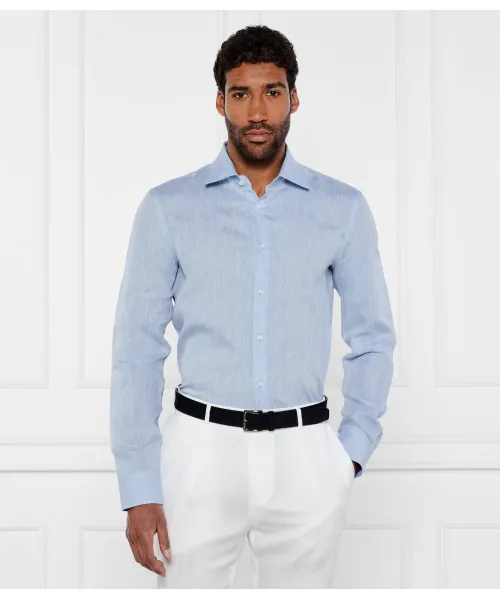 Льняная рубашка h-hank-kent-c1-214 Slim fit Boss, синий
Льняная рубашка h-hank-kent-c1-214 Slim fit Boss, синий