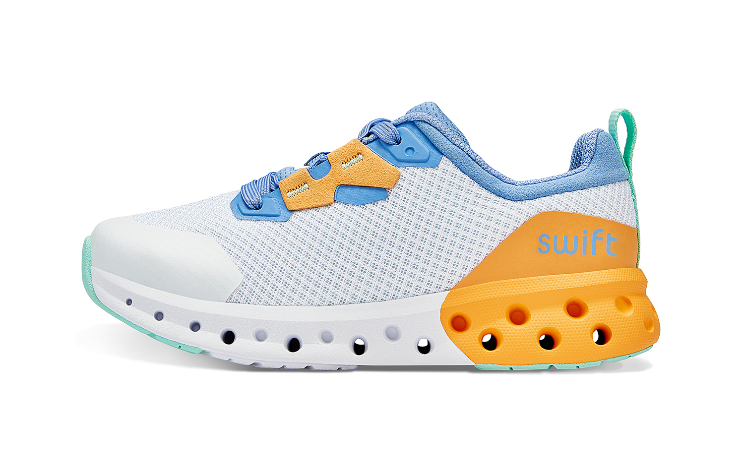 Кроссовки для бега с низким верхом, амортизацией и отскоком, износостойкие, нескользящие, детские SWIFT, серый/белый
Кроссовки для бега с низким верхом, амортизацией и отскоком, износостойкие, нескользящие, детские SWIFT, серый/белый