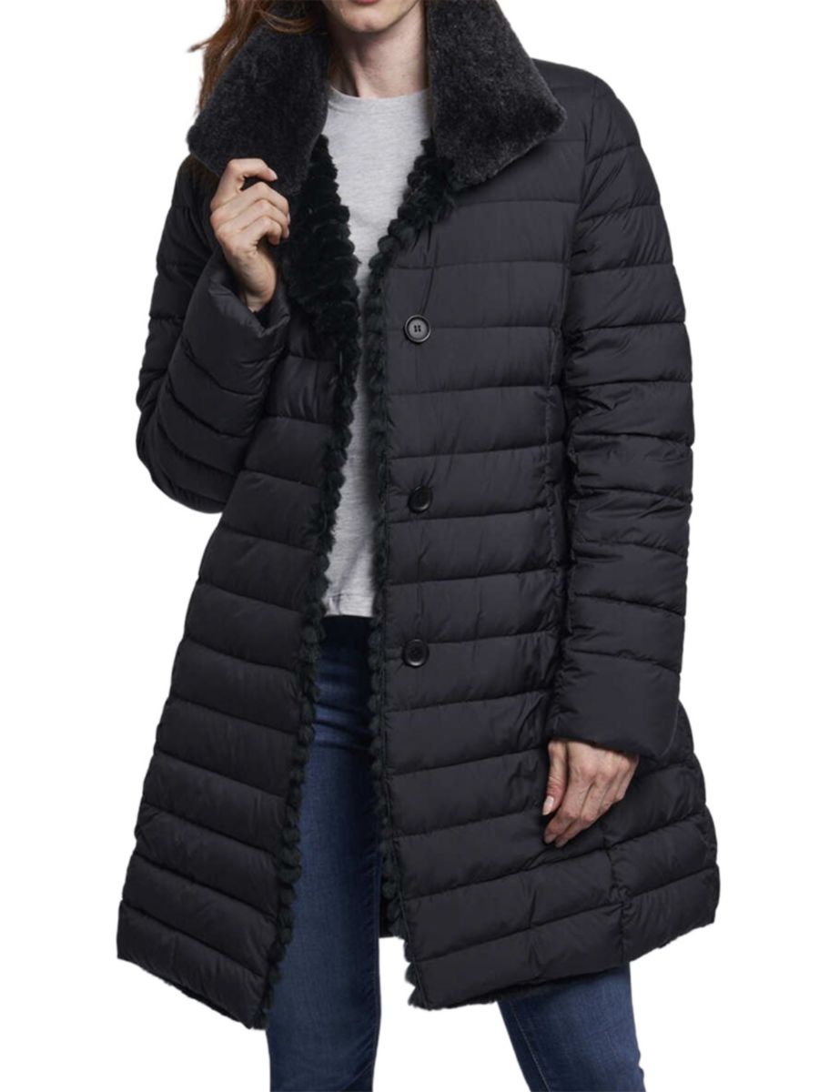 Двустороннее пальто из овчины Blue Duck, черный
Двустороннее пальто из овчины Blue Duck, черный