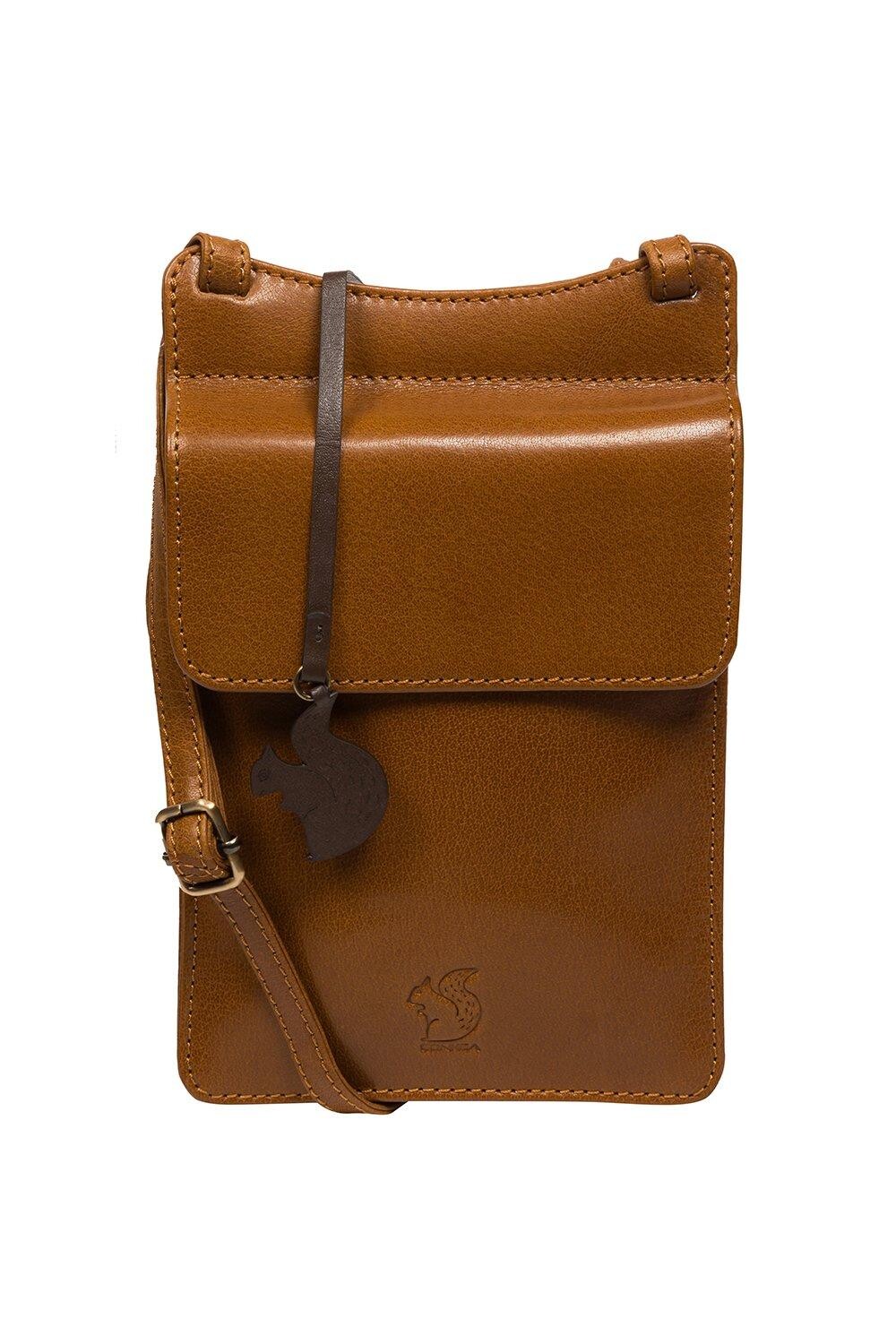 Кожаная сумка через плечо для телефона Milly Conkca London, коричневый
Кожаная сумка через плечо для телефона Milly Conkca London, коричневый