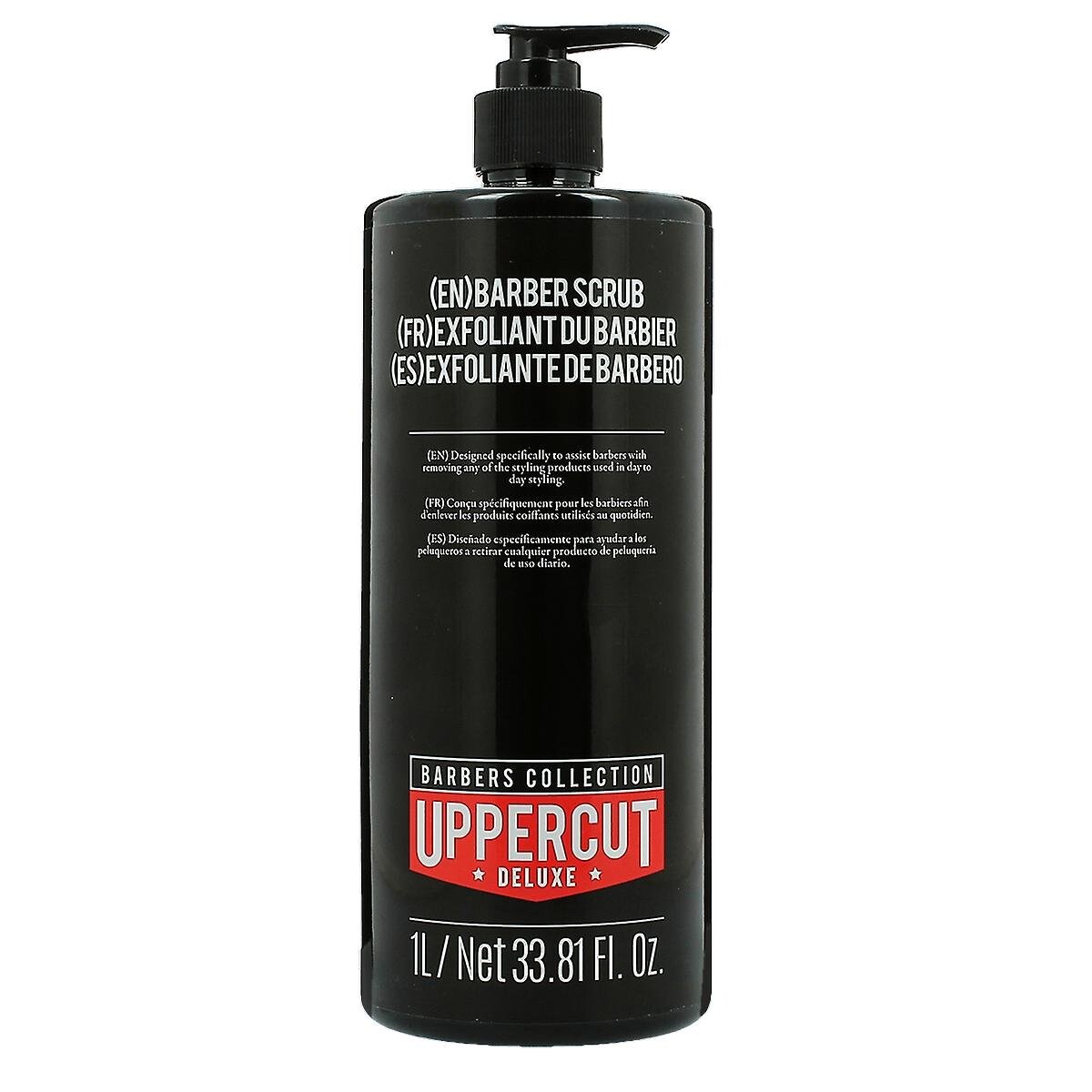 Uppercut Deluxe, Barber Scrub, шампунь с очищающим скрабом, 1000 мл
Uppercut Deluxe, Barber Scrub, шампунь с очищающим скрабом, 1000 мл