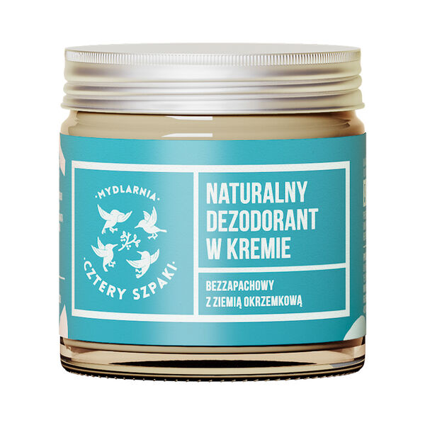 Крем-дезодорант без отдушек, 60 мл Mydlarnia Cztery Szpaki
Крем-дезодорант без отдушек, 60 мл Mydlarnia Cztery Szpaki