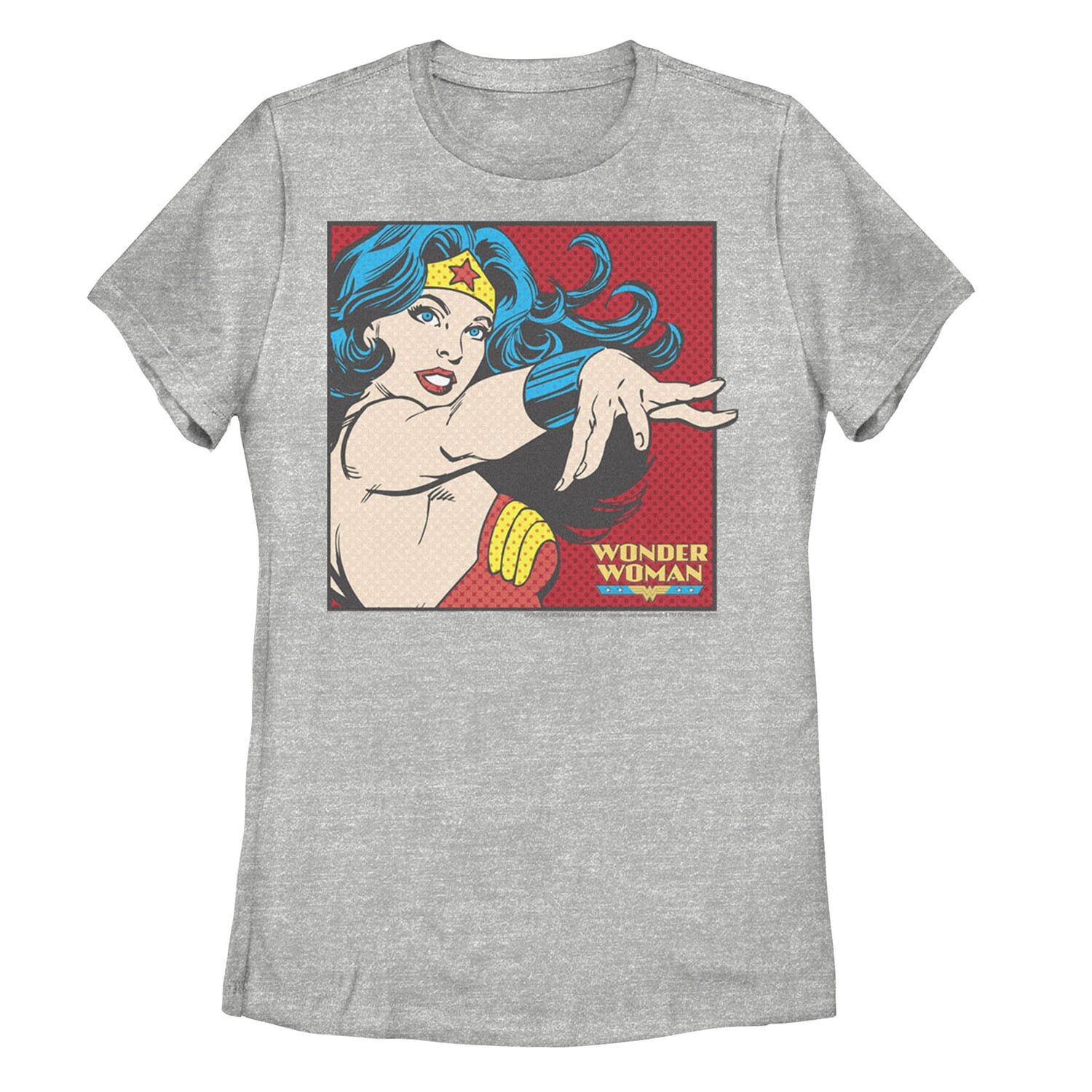 Детская футболка DC Comics Wonder Woman с портретом и рисунком в стиле поп-арт Licensed Character
Детская футболка DC Comics Wonder Woman с портретом и рисунком в стиле поп-арт Licensed Character