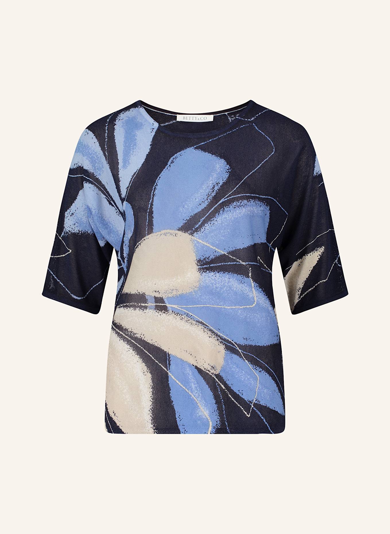 Трикотажная рубашка с рукавами 3/4 Betty&Co, мультиколор
Трикотажная рубашка с рукавами 3/4 Betty&Co, мультиколор