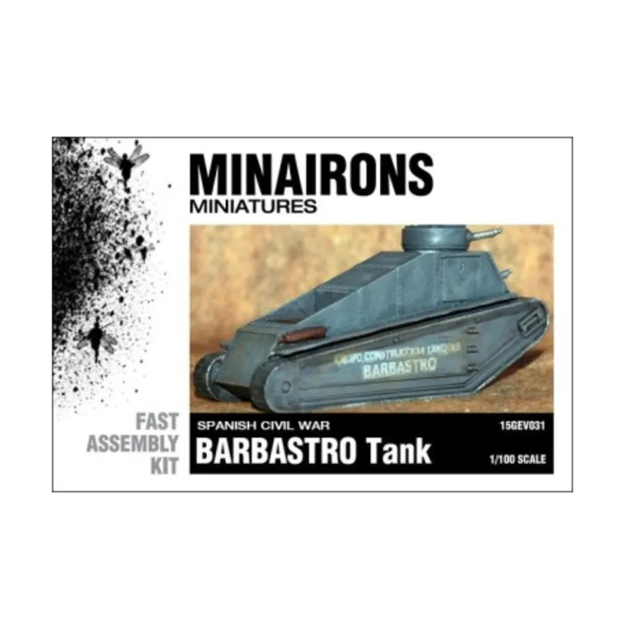 Барбастро Танк, Spanish Civil War - Vehicles (1:100)
Барбастро Танк, Spanish Civil War - Vehicles (1:100)
