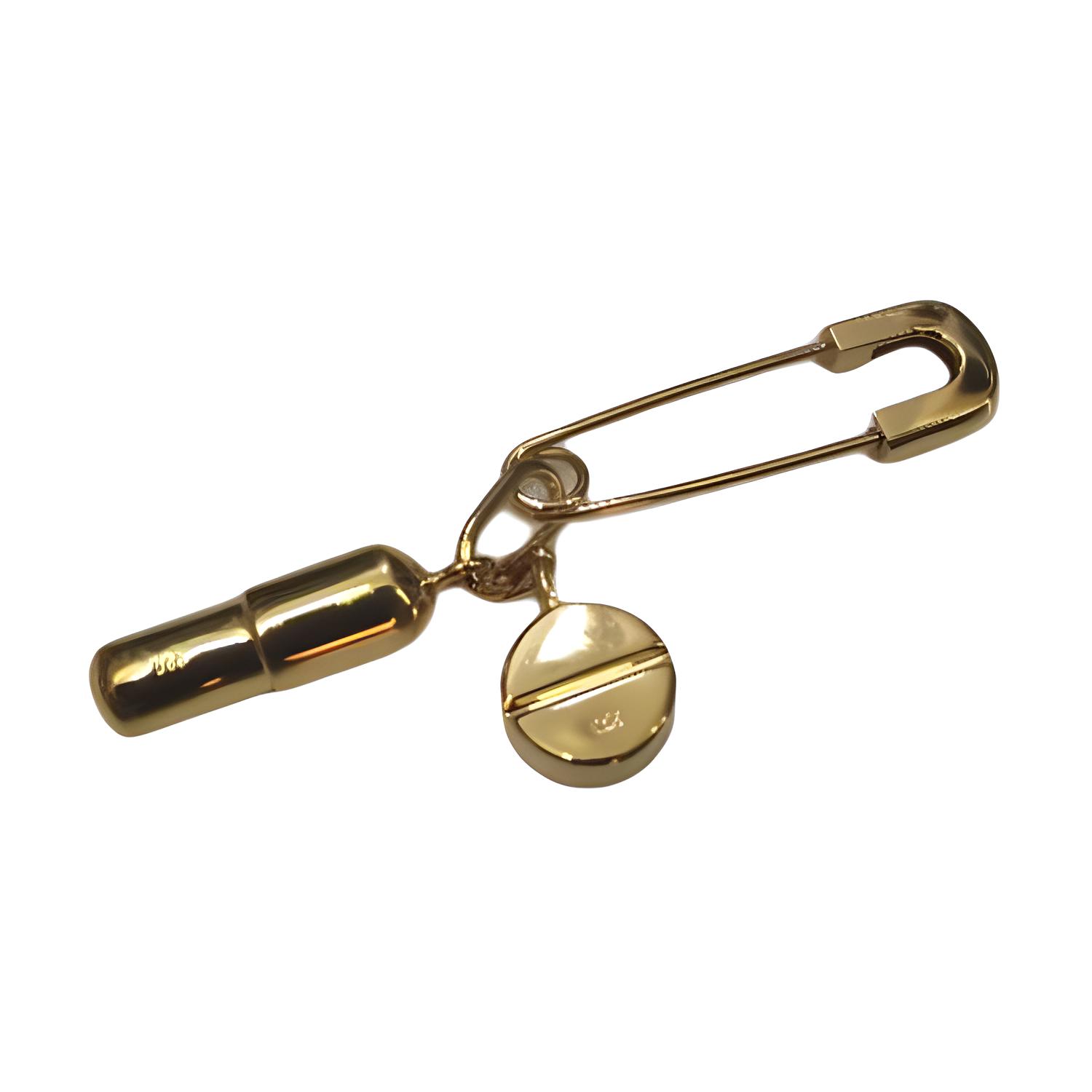 Ambush Серебряные серьги унисекс, золотые
Ambush Серебряные серьги унисекс, золотые