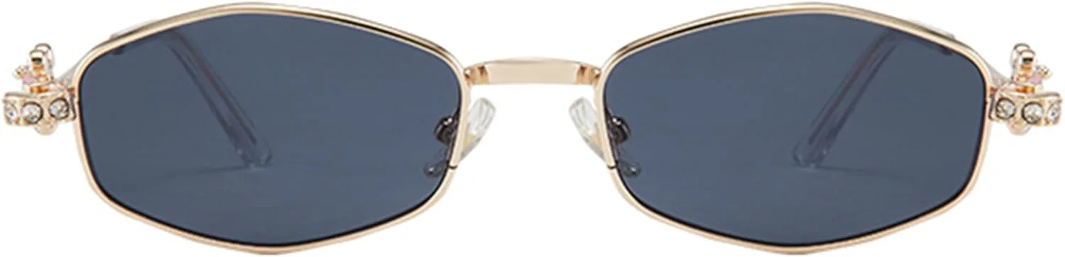 Модные солнцезащитные очки Polygon в маленькой оправе в стиле ретро со стразами для женщин, металлические, бриллиантовые, винтажные, для вечеринок bullabulling, C1
Модные солнцезащитные очки Polygon в маленькой оправе в стиле ретро со стразами для женщин, металлические, бриллиантовые, винтажные, для вечеринок bullabulling, C1