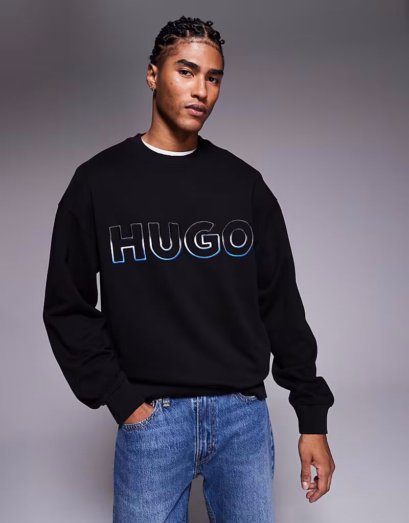 Толстовка Nogocrew с принтом логотипа черного цвета Hugo Blue
Толстовка Nogocrew с принтом логотипа черного цвета Hugo Blue