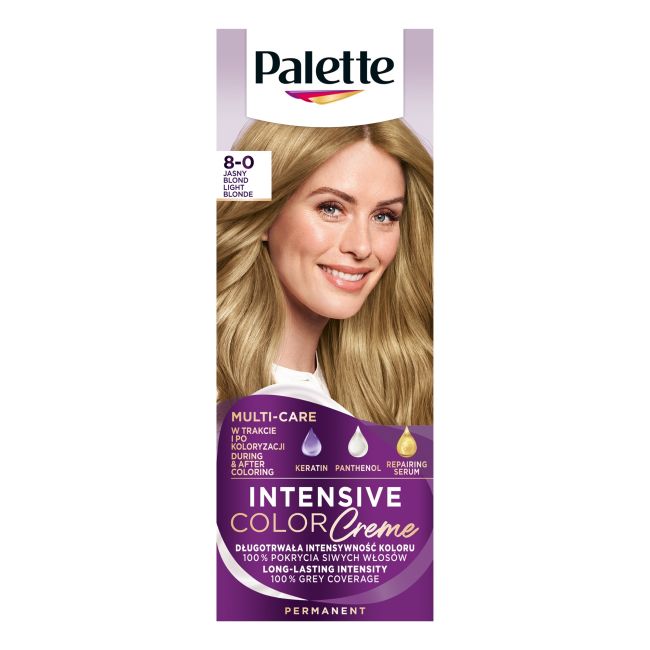 Краска для волос icc Palette, цвет 8-0 light blond
Краска для волос icc Palette, цвет 8-0 light blond