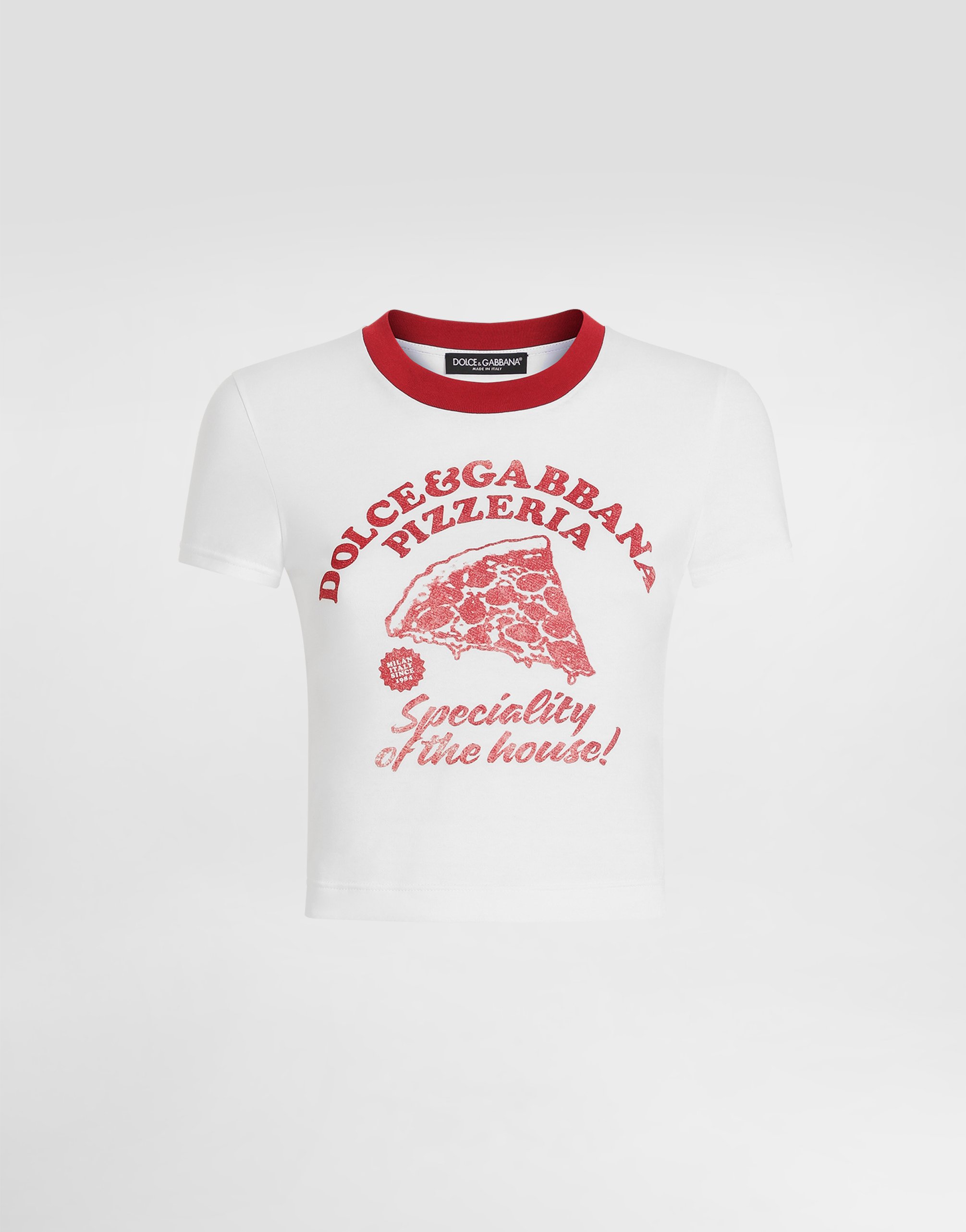 Футболка из джерси с принтом DOLCE & GABBANA, белый
Футболка из джерси с принтом DOLCE & GABBANA, белый