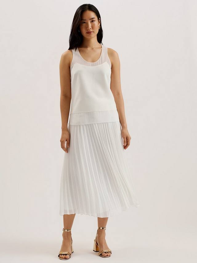 Майка-скаковая безрукавка Ted Baker, белый
Майка-скаковая безрукавка Ted Baker, белый