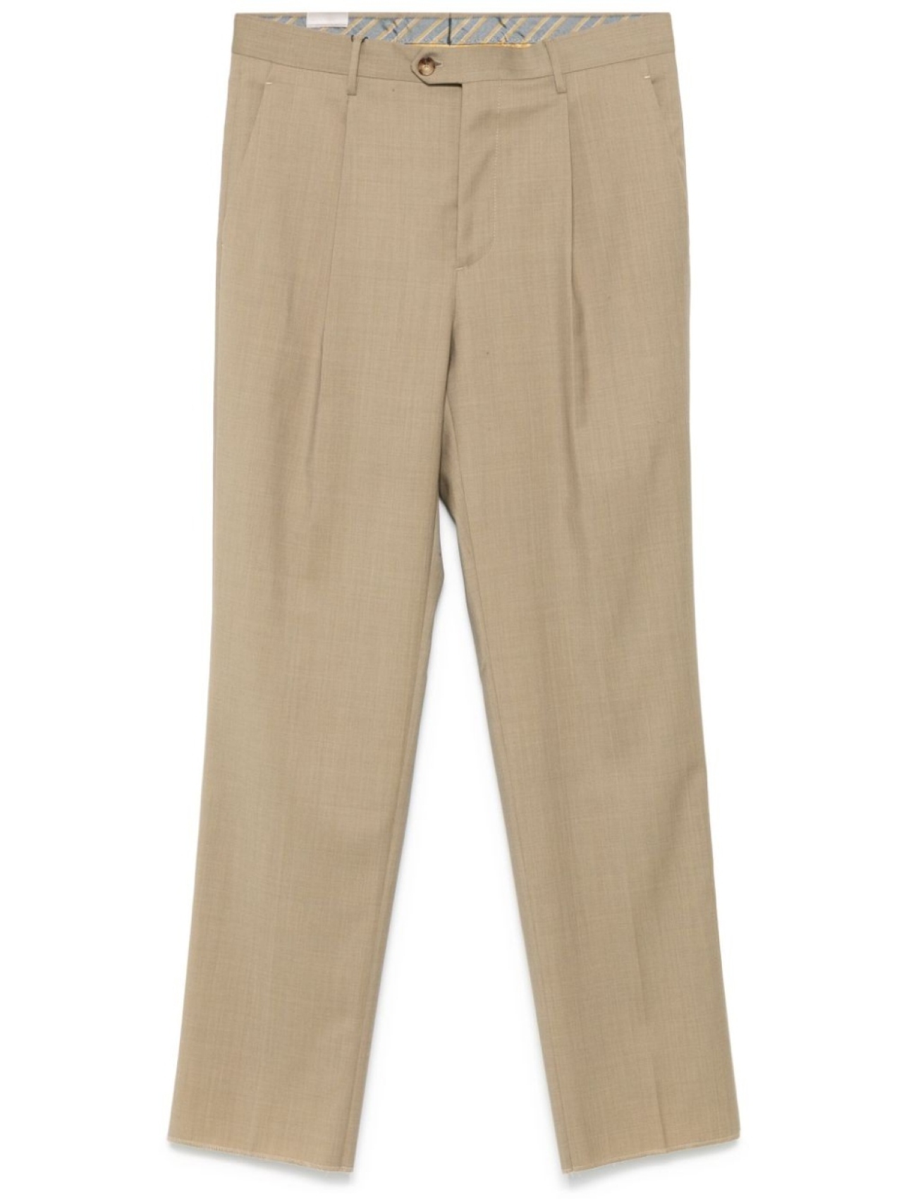 ETRO шерстяные брюки со складками, нейтральный цвет 
ETRO шерстяные брюки со складками, нейтральный цвет