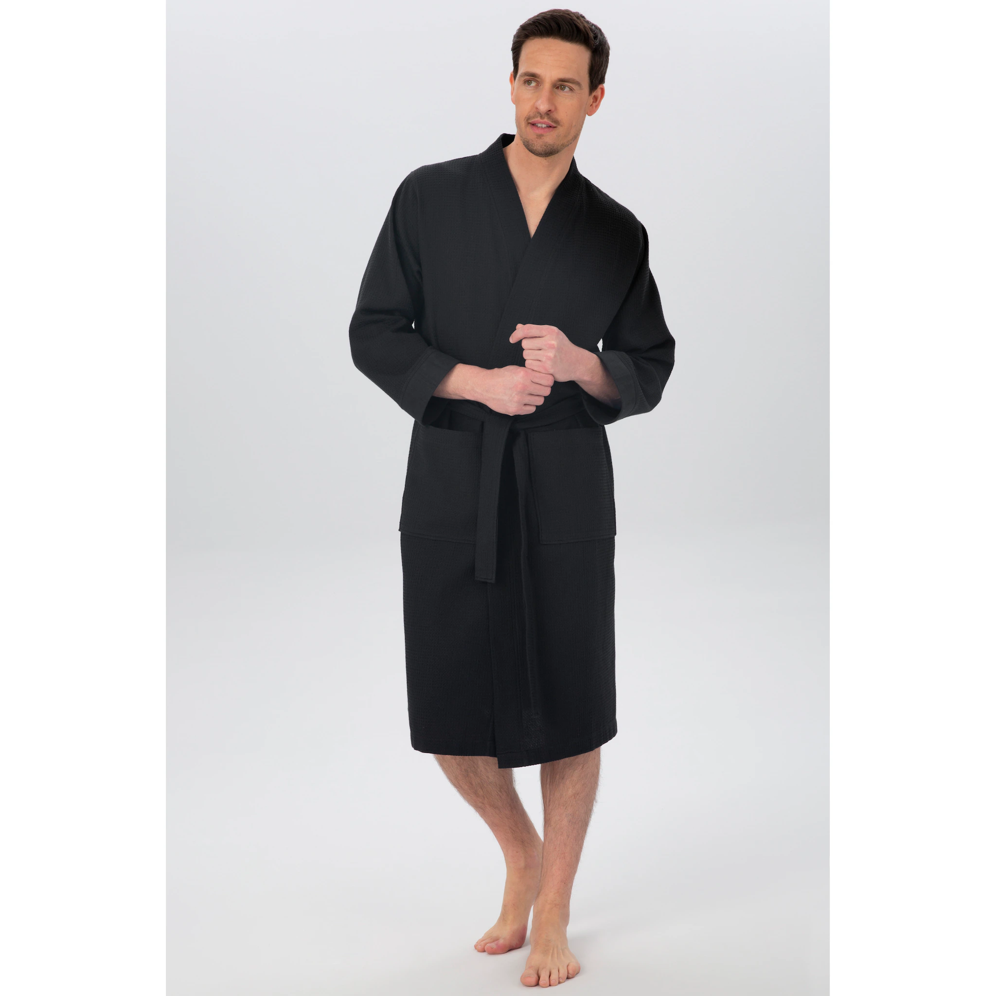 Мой домашний халат унисекс "Vanessa" (1 штука), карманы, женский и мужской, вафельное пике, очень легкое качество, S-3XL My Home, черный
Мой домашний халат унисекс "Vanessa" (1 штука), карманы, женский и мужской, вафельное пике, очень легкое качество, S-3XL My Home, черный