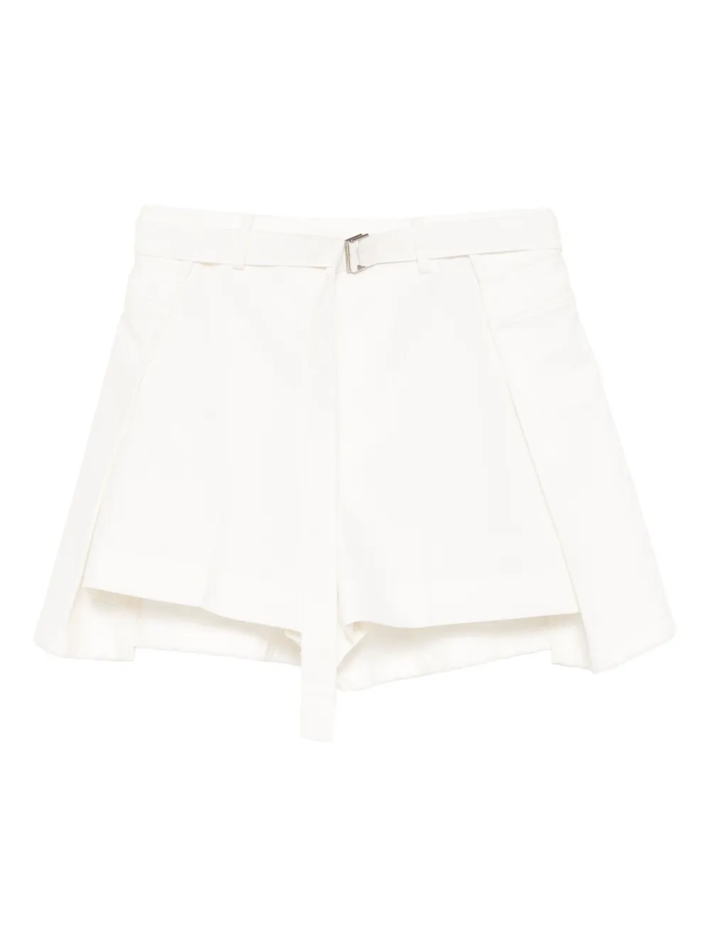 Шорты с поясом Sacai, белый
Шорты с поясом Sacai, белый