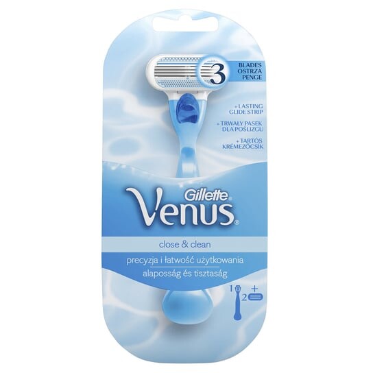 Бритва + 1 картридж Gillette, Venus
Бритва + 1 картридж Gillette, Venus