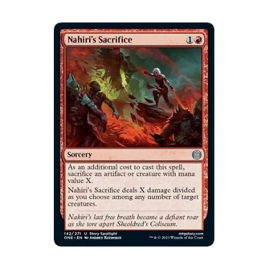 CCG Жертва Нахири (U), MTG - Phyrexia: All Will Be One
CCG Жертва Нахири (U), MTG - Phyrexia: All Will Be One