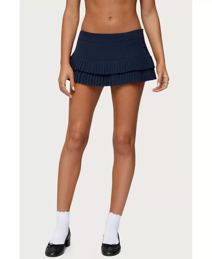 Женская мини-юбка с двойной складкой Edikted, синий
Женская мини-юбка с двойной складкой Edikted, синий