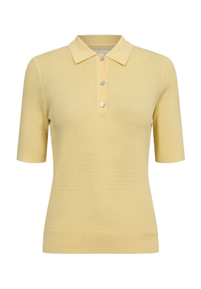 Рубашка поло "реснички" структурированная Nümph, золотой
Рубашка поло "реснички" структурированная Nümph, золотой