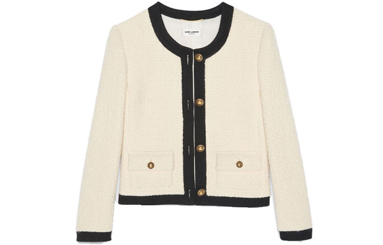 Укороченное пальто женское цвета слоновой кости Saint Laurent
Укороченное пальто женское цвета слоновой кости Saint Laurent