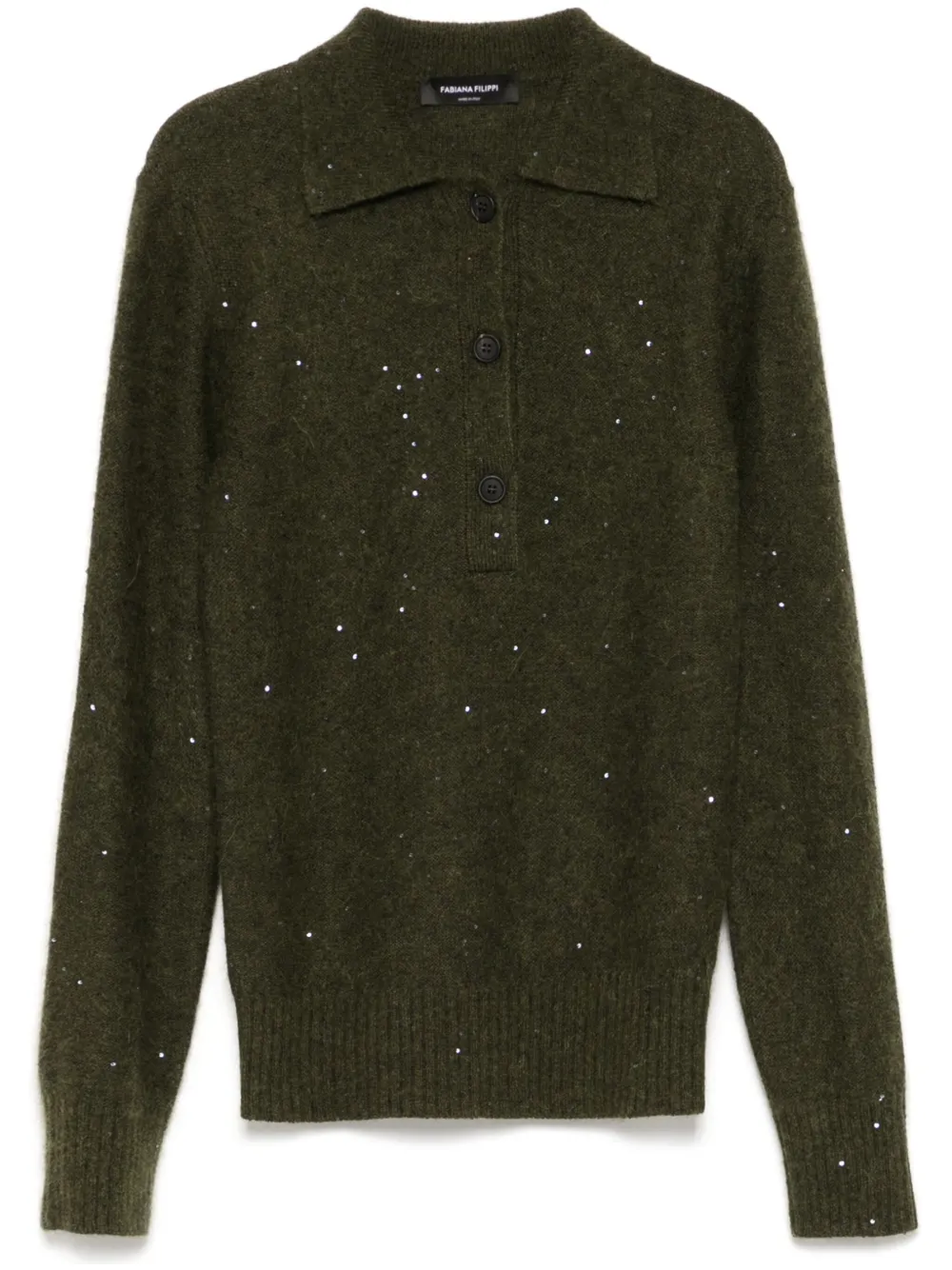 Трикотажная рубашка поло Fabiana Filippi, зеленый
Трикотажная рубашка поло Fabiana Filippi, зеленый