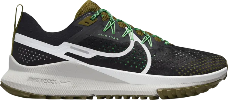 Кроссовки React Pegasus Trail 4 'Black Olive Flak', черный
Кроссовки React Pegasus Trail 4 'Black Olive Flak', черный
