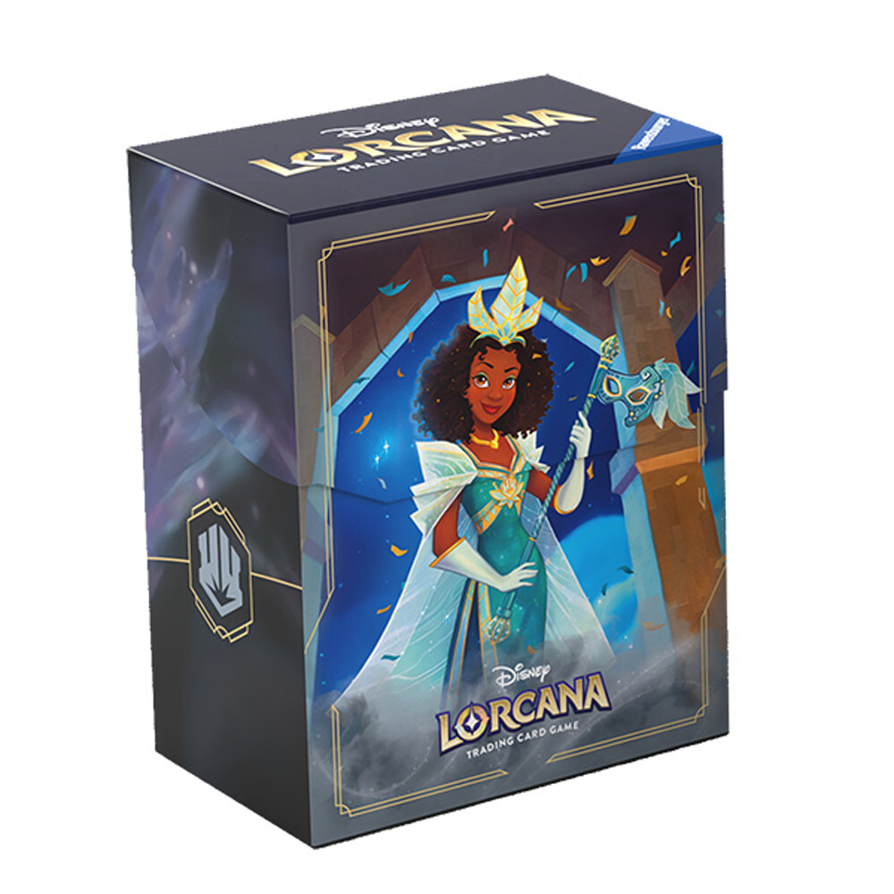 Карточная игра Ravensburger Lorcana Deck Box: Shimmering Skies - Tiana
Карточная игра Ravensburger Lorcana Deck Box: Shimmering Skies - Tiana