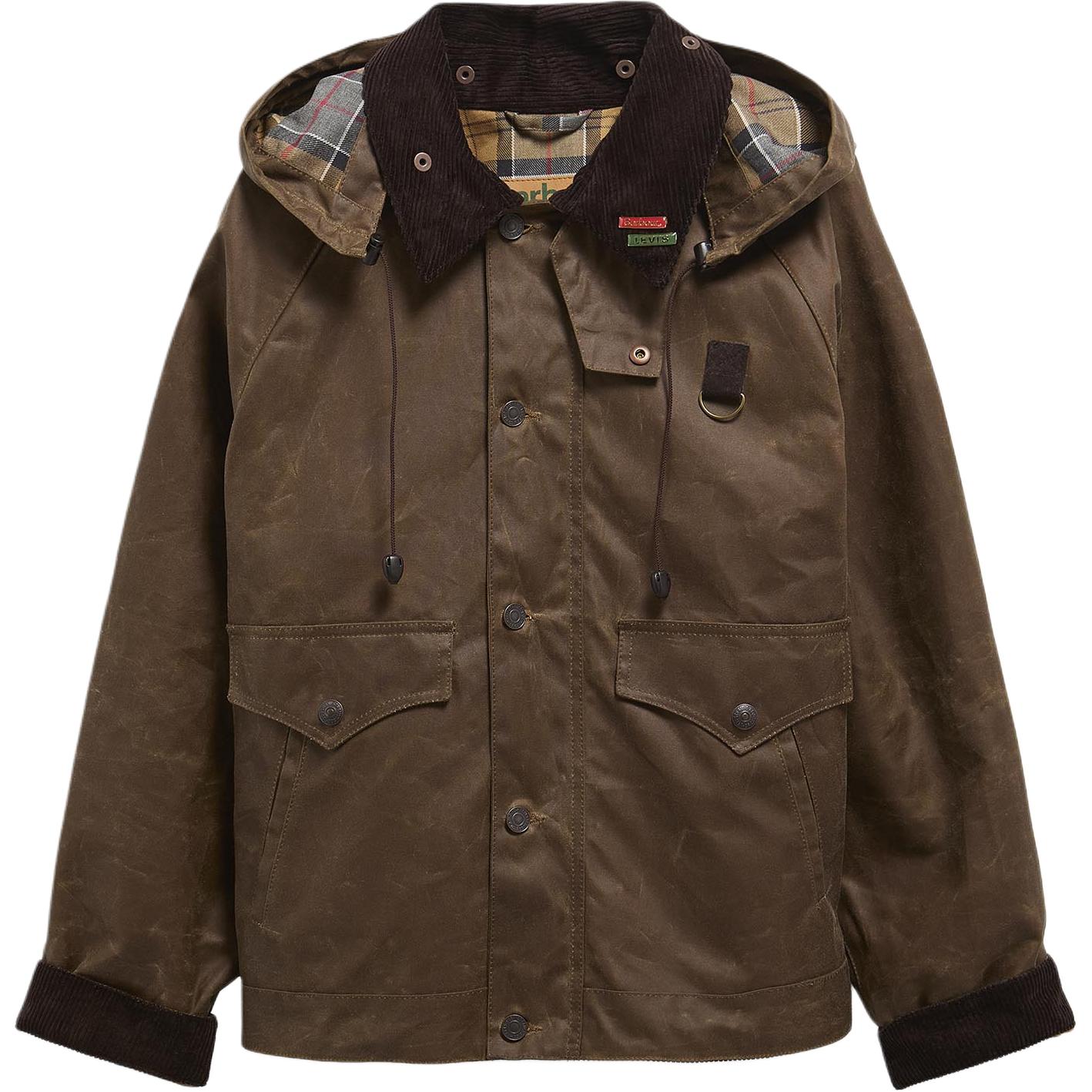 Куртка Levi's с вельветовым воротником Barbour, коричневый
Куртка Levi's с вельветовым воротником Barbour, коричневый