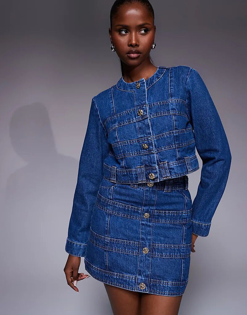 Комбинируемая куртка River Island из денима средней толщины
Комбинируемая куртка River Island из денима средней толщины