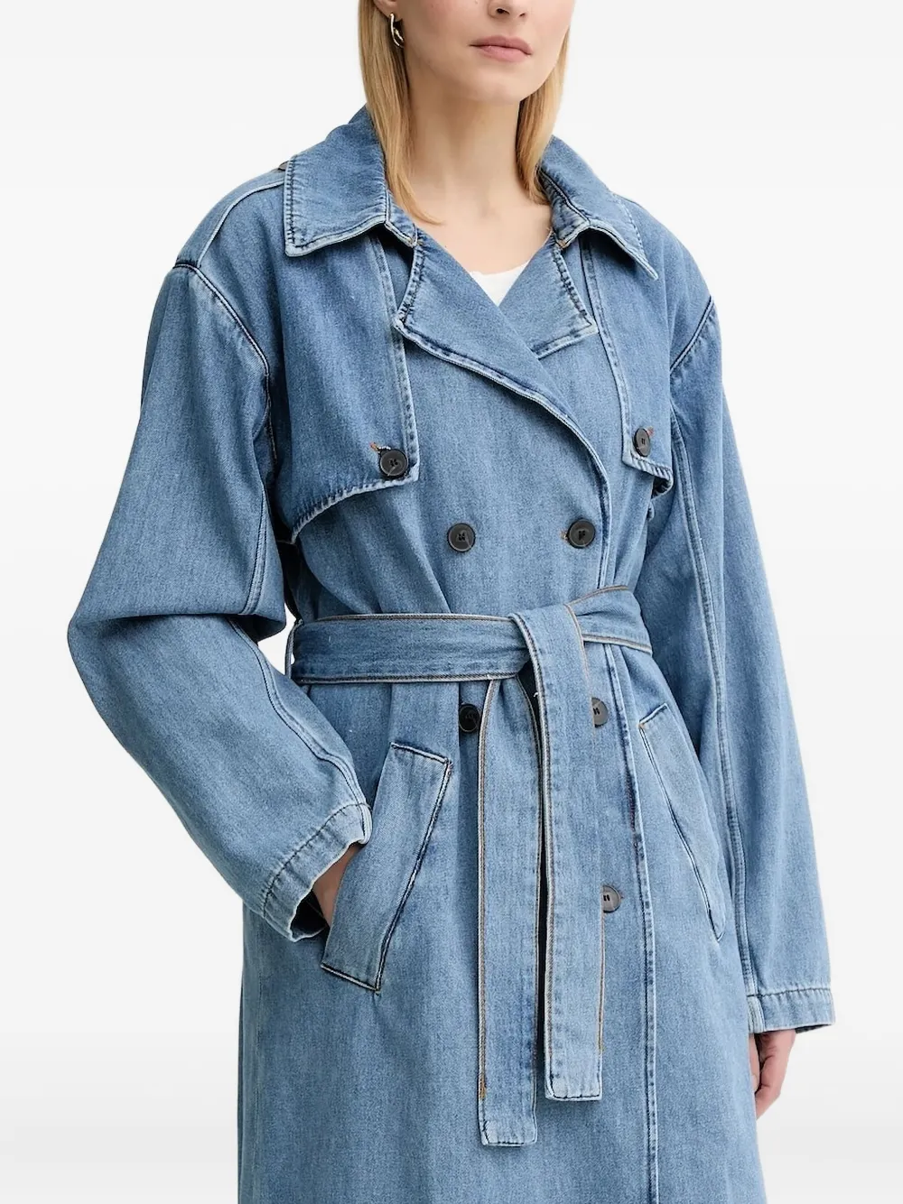 Джинсовый тренчкот Tresca Ba&Sh, синий
Джинсовый тренчкот Tresca Ba&Sh, синий