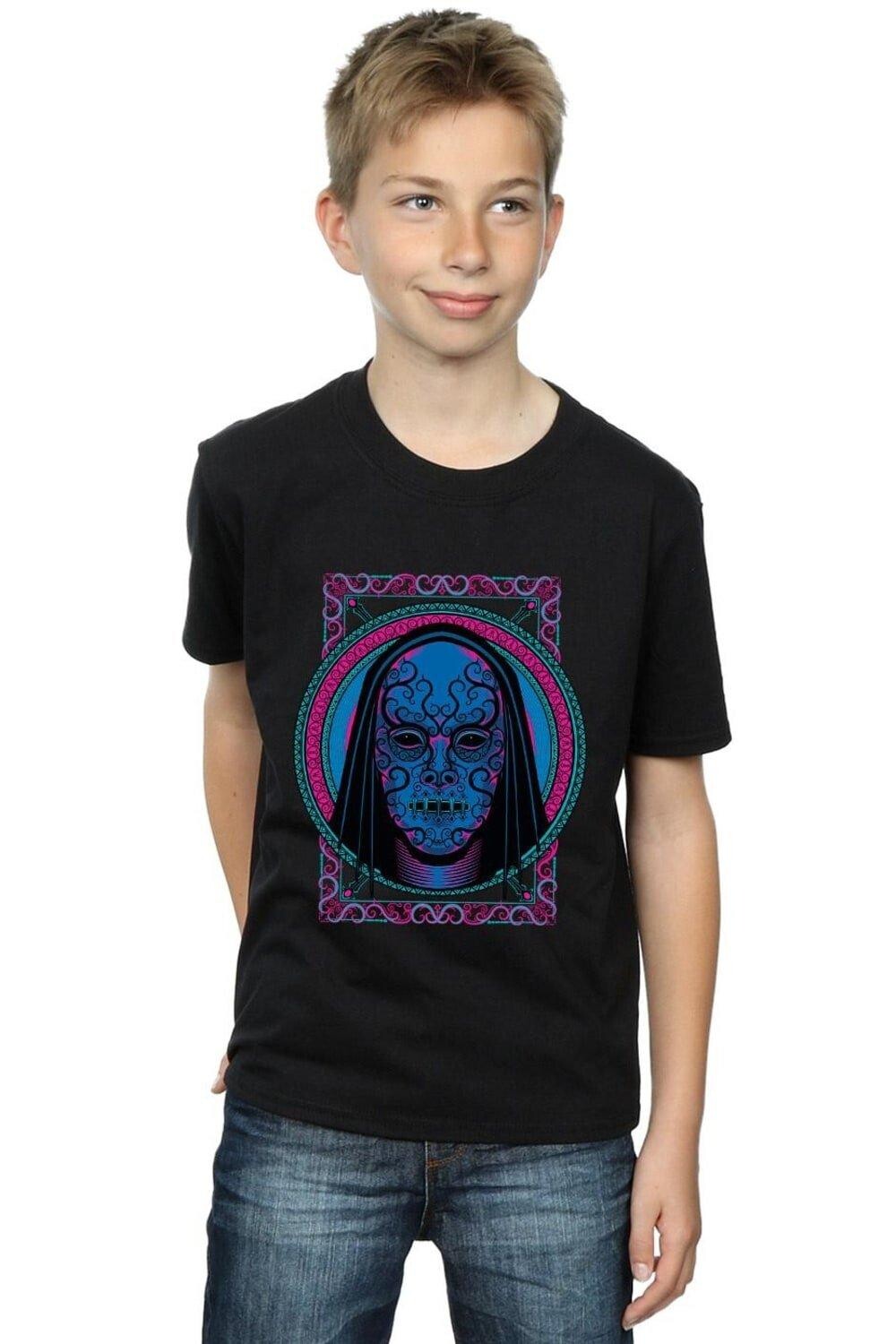 Неоновая футболка с маской Пожирателя Смерти Harry Potter, черный
Неоновая футболка с маской Пожирателя Смерти Harry Potter, черный