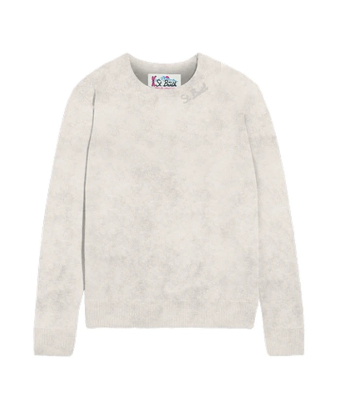 Классический женский свитер Сорбонна Mc2 Saint Barth, белый
Классический женский свитер Сорбонна Mc2 Saint Barth, белый