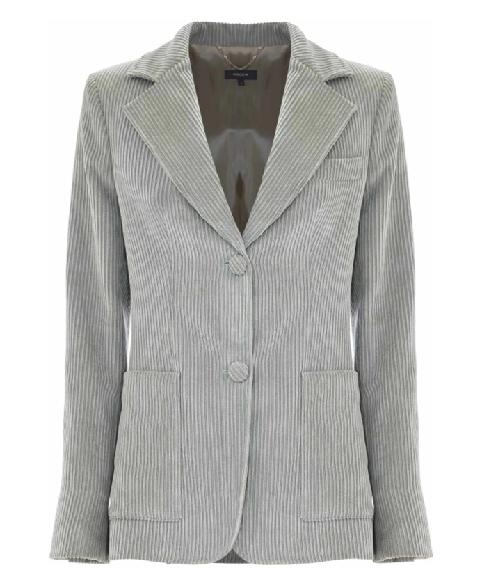 Жакет в рубчик со потайными пуговицами Kocca, зеленый
Жакет в рубчик со потайными пуговицами Kocca, зеленый