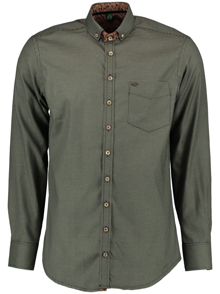 Традиционная рубашка Нирво традиционного зеленого цвета OS-Trachten
Традиционная рубашка Нирво традиционного зеленого цвета OS-Trachten