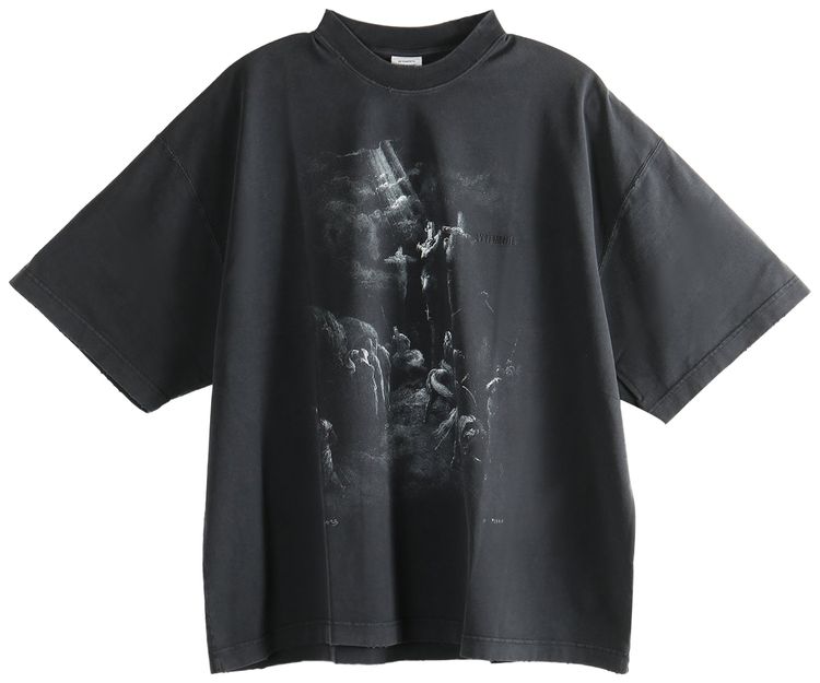 Футболка Vetements Jesus On A Cross Distressed T-Shirt, черный
Футболка Vetements Jesus On A Cross Distressed T-Shirt, черный