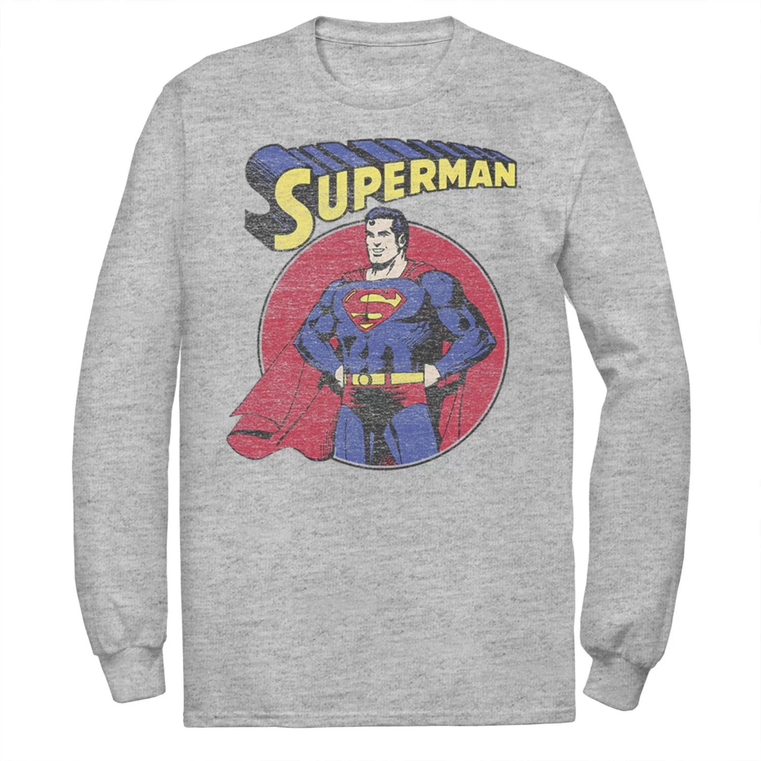 Мужская винтажная футболка с круглым портретом и логотипом DC Comics Superman Licensed Character, Серый, Мужская винтажная футболка с круглым портретом и логотипом DC Comics Superman Licensed Character
Мужская винтажная футболка с круглым портретом и логотипом DC Comics Superman Licensed Character, Серый, Мужская винтажная футболка с круглым портретом и логотипом DC Comics Superman Licensed Character