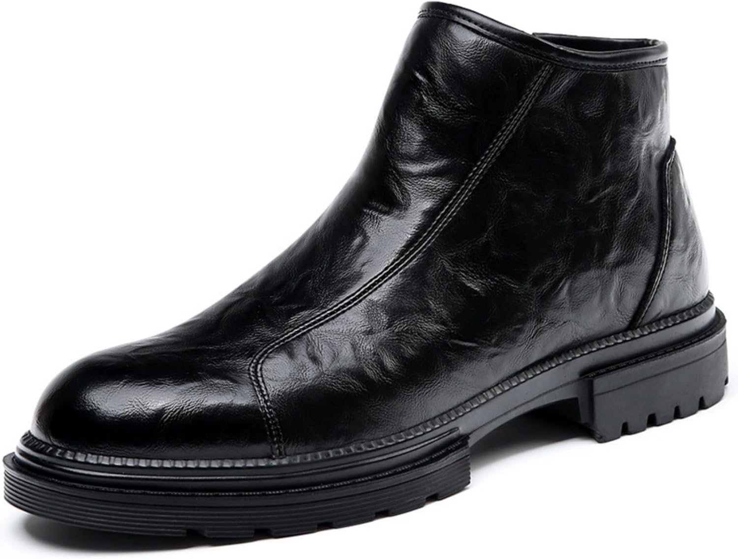 Мужские кожаные челси-ботинки с круглой ноской и боковой молнией Yrzhgdl, черный
Мужские кожаные челси-ботинки с круглой ноской и боковой молнией Yrzhgdl, черный