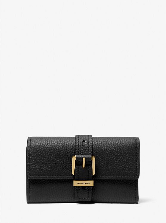 Кошелек Nolita среднего размера из шагреневой кожи в три сложения Michael Kors, черный
Кошелек Nolita среднего размера из шагреневой кожи в три сложения Michael Kors, черный