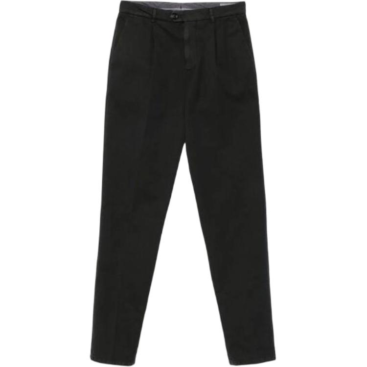 Хлопковые брюки прямого кроя Brunello Cucinelli, черный
Хлопковые брюки прямого кроя Brunello Cucinelli, черный