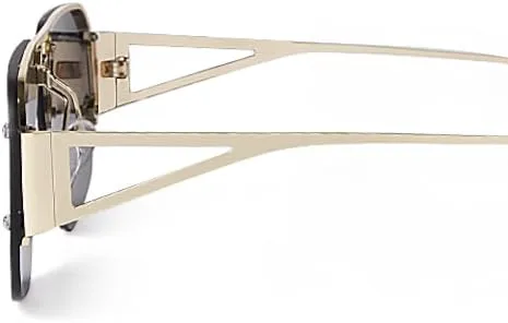 Солнцезащитные очки в стиле ретро 2026 года, квадратные, без оправы, модные, с металлической оправой, увеличенного размера, с плоской верхней частью MTZJH, C5 Silver
Солнцезащитные очки в стиле ретро 2026 года, квадратные, без оправы, модные, с металлической оправой, увеличенного размера, с плоской верхней частью MTZJH, C5 Silver