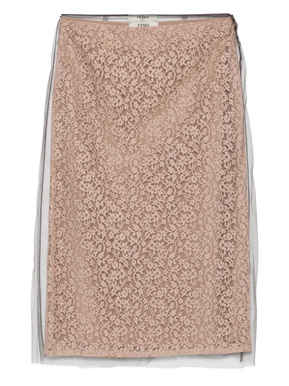 Кружевная юбка миди FENDI, нейтральный
Кружевная юбка миди FENDI, нейтральный