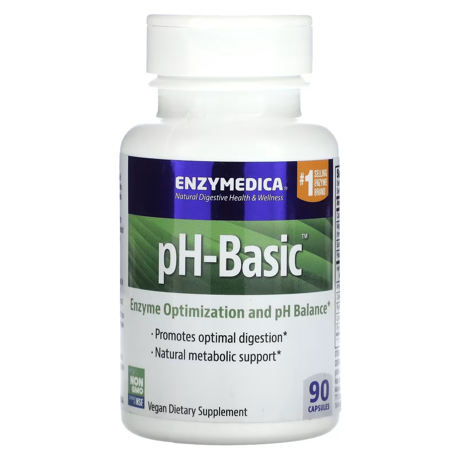 Добавка Enzymedica pH-Basic, 90 капсул
