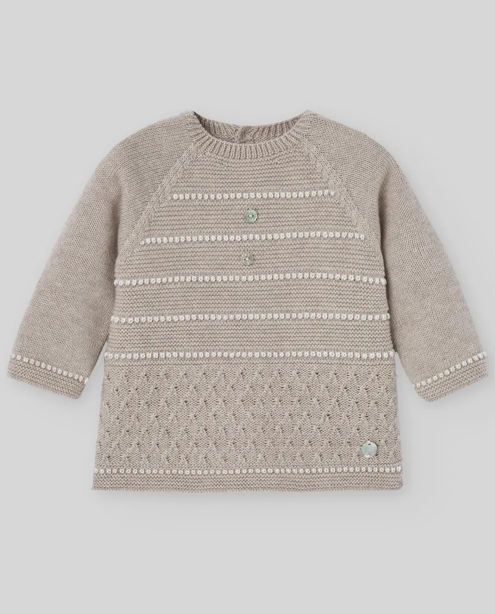 Вязаный детский джемпер из коллекции Pony PAZ Rodríguez, светло-коричневый
Вязаный детский джемпер из коллекции Pony PAZ Rodríguez, светло-коричневый