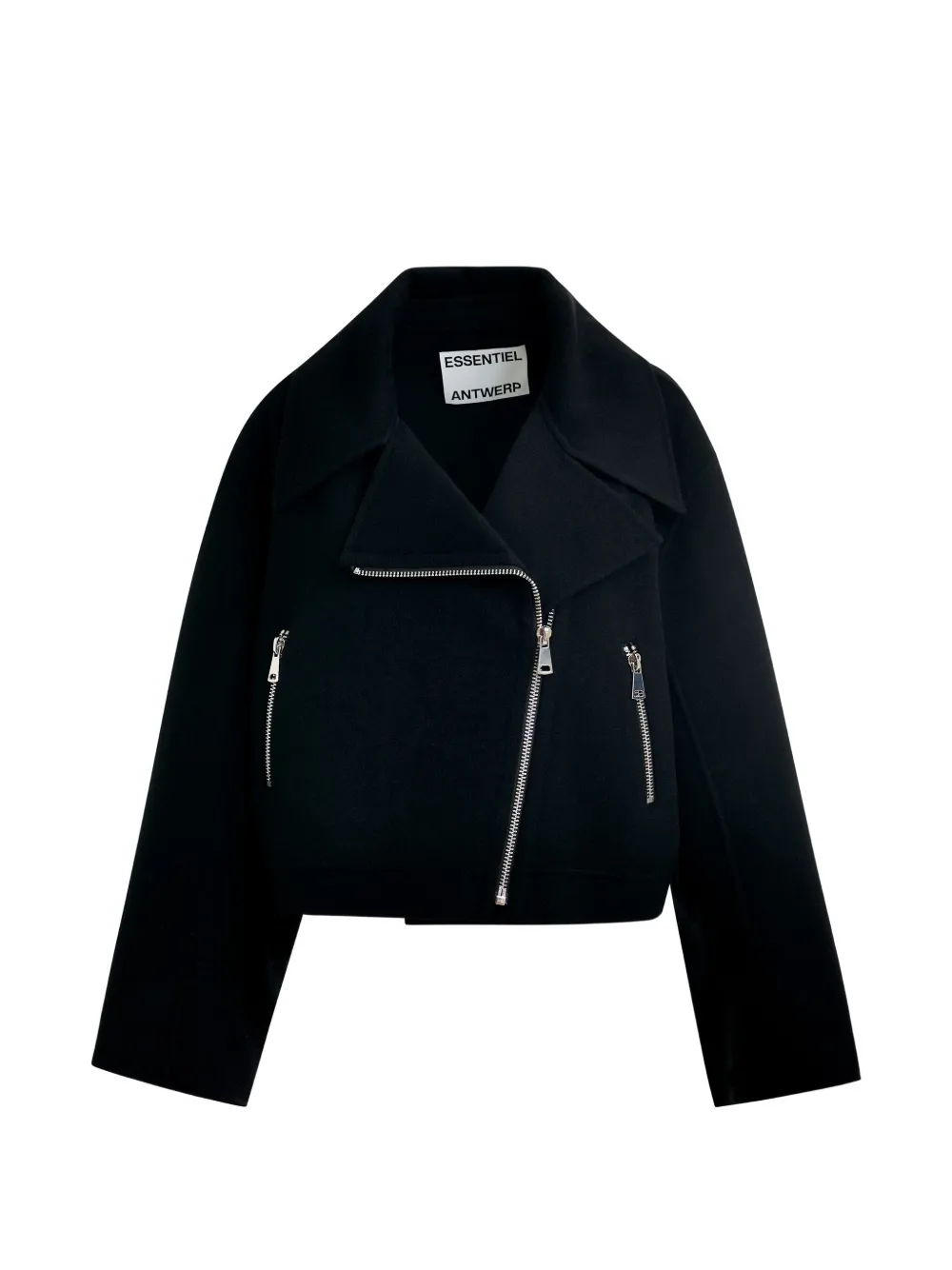 Куртка с диагональной молнией Essentiel Antwerp, черный
Куртка с диагональной молнией Essentiel Antwerp, черный