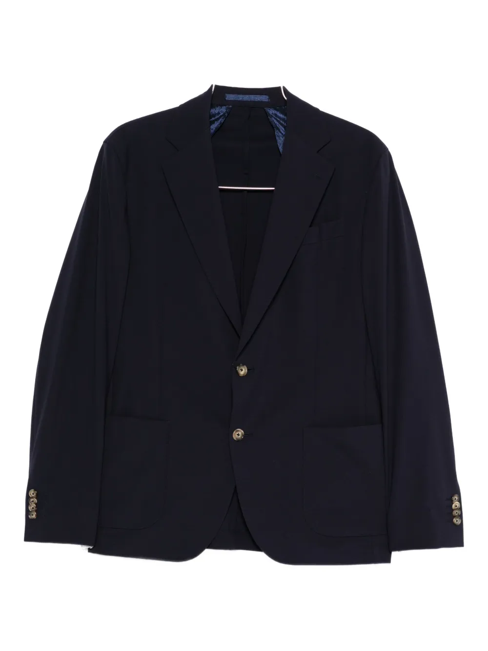 Однобортный пиджак с накладными карманами Sand, синий
Однобортный пиджак с накладными карманами Sand, синий