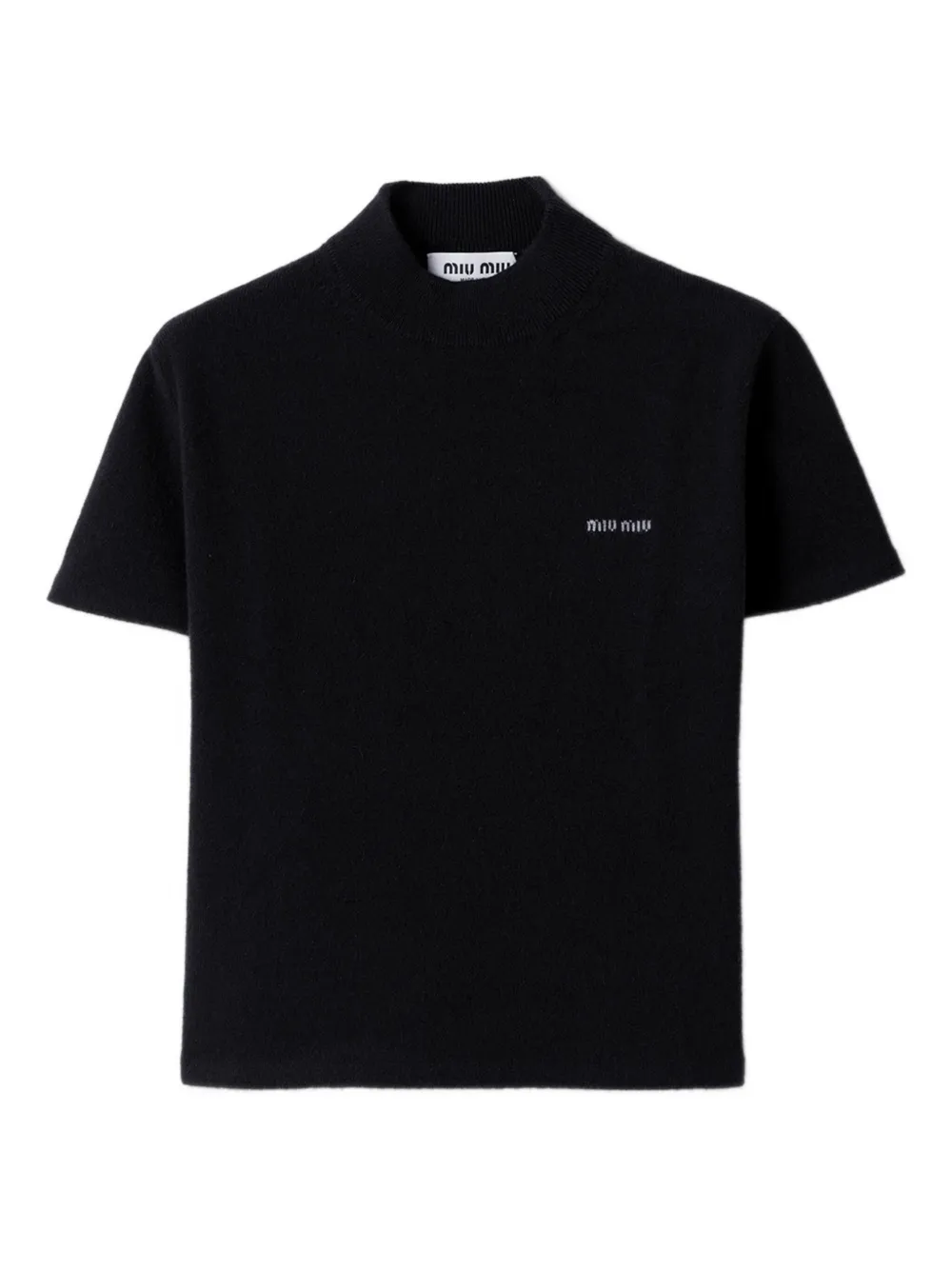 Свитер в рубчик с высоким воротником MIU MIU, синий
Свитер в рубчик с высоким воротником MIU MIU, синий