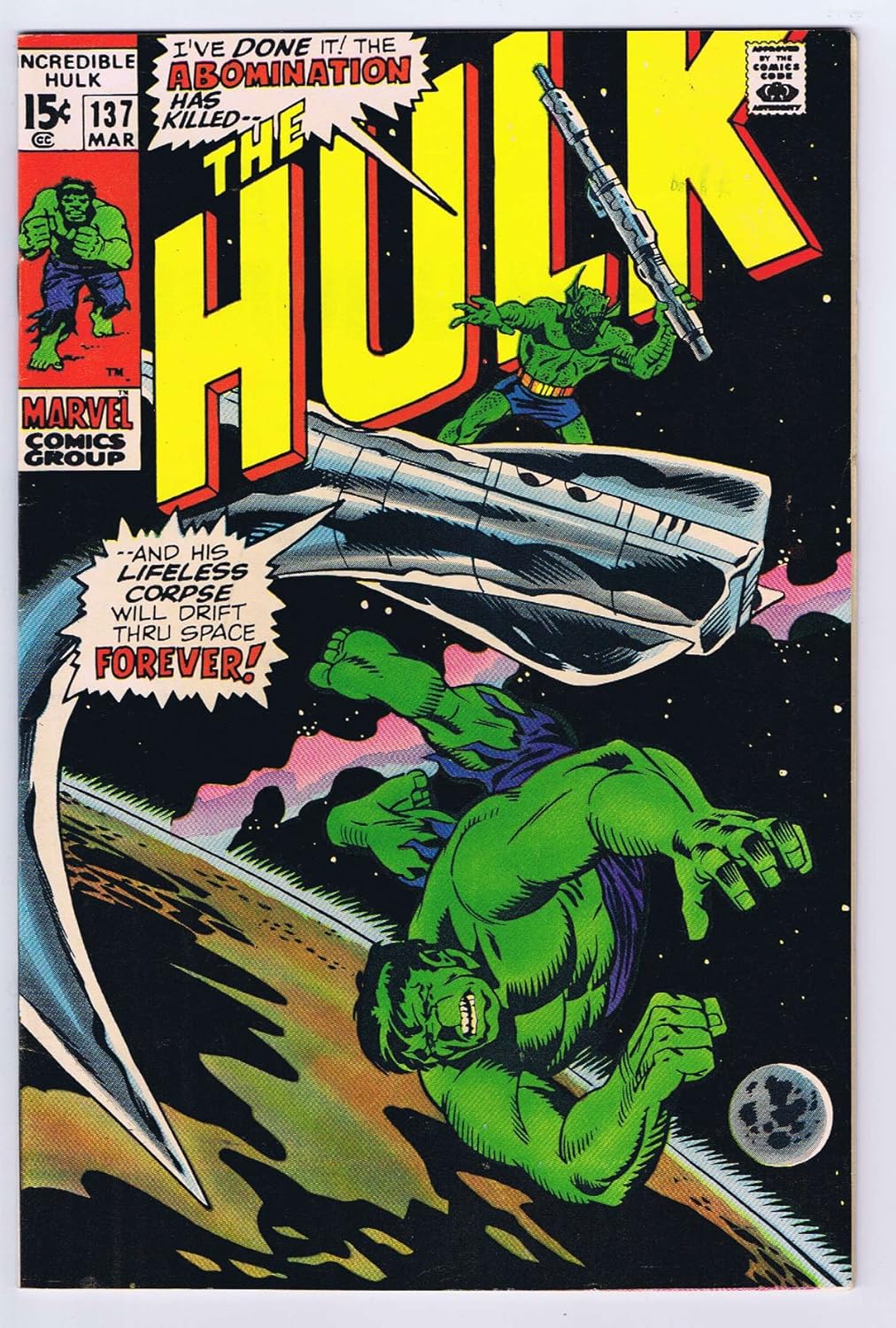 The Incredible Hulk #137 (The Stars, Mine Enemy!) (Marvel Comics)
The Incredible Hulk #137 (The Stars, Mine Enemy!) (Marvel Comics)
