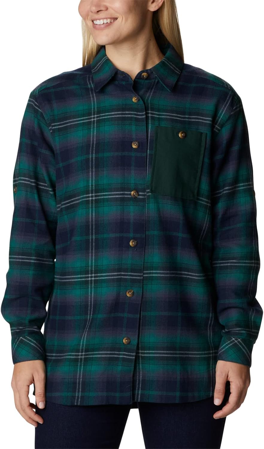 Columbia Womens Holly Hideaway Фланелевая рубашкаButton Down, Spruce Multi Tartan
Columbia Womens Holly Hideaway Фланелевая рубашкаButton Down, Spruce Multi Tartan